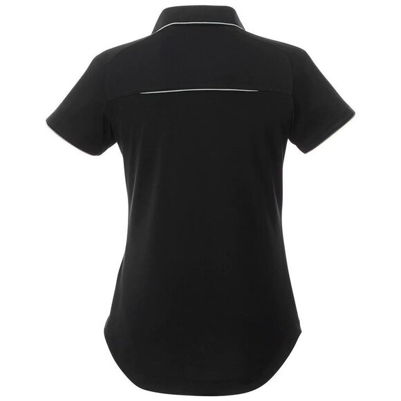 NWT TRIMARK Women's Black/Quarry Remus Short Sleeve Polo Size S/P‎ - Picture 2 of 6